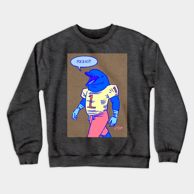 Dolphin Bro Crewneck Sweatshirt by rapidpunches